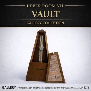 Vintage Seth Thomas Maelzel Metronome Wooden Mechanical USA